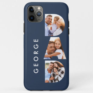 Dad photo modern typography child gift Case-Mate iPhone hülle