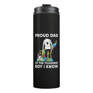 Dad Puzzle Autism Awareness Gift for Birthday Thermosbecher