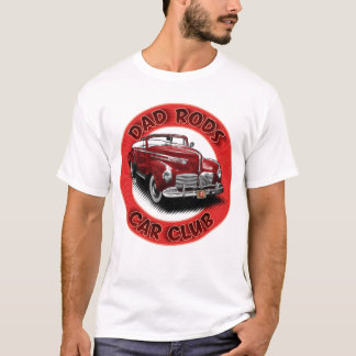 Dad Rods Car Club Rotes Hudson Cabrio T-Shirt