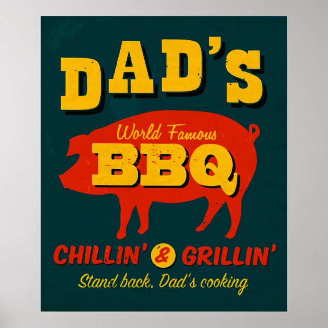 Dad’s Cooking Poster (Vorne)