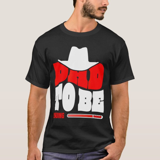 Dad To Be 2026 Dad Loading Funny New Dad  T-Shirt (Vorderseite)