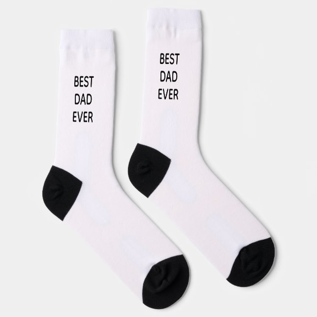 Dad to Be Socks | Funny & Cozy Gift for fathers Socken (Rechts)