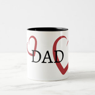 DAD Typografie Zweifarbige Tasse