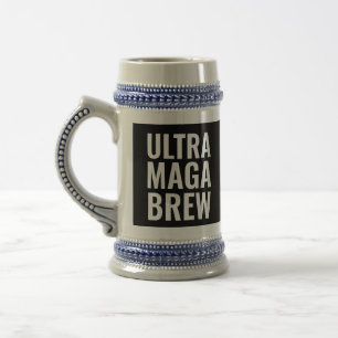 DAD ULTRA MAGA TRUMP BRAU BIERKRUG BIERGLAS