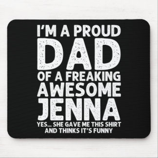 Dad von Jenna Geschenk Vatertag Lustig Personalisi Mousepad
