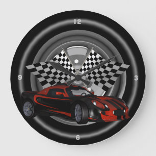 "Dad" Wall Clock Große Wanduhr