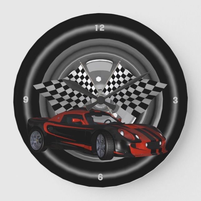 "Dad" Wall Clock Große Wanduhr (Vorderseite)