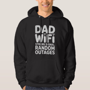 Dad WiFi – Starkes Signal, zufällige Ausfälle Hoodie