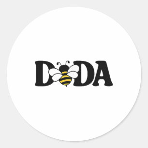 Dada Beekeeping 1. Geburtstag Matching Fam. Runder Aufkleber