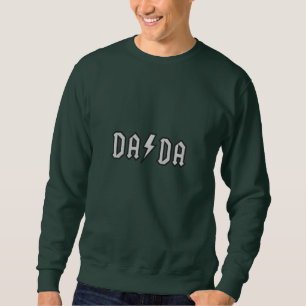 DADA bestickte Kapuzenjacke Lustige Dad-Kapuzenj Besticktes Sweatshirt