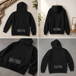 DADA bestickte Kapuzenjacke Minimalistische Dad- Bestickter Hoodie