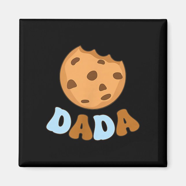Dada Cookies Milk Sweet One 1st Birthday Family Ma Magnet (Vorne)