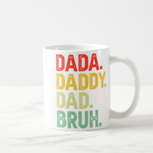 Dada Daddy Papa Bruh Geschenke Männer Lustiger Vat Kaffeetasse