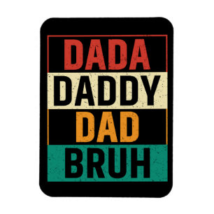 Dada Daddy Vater Bruh Funny Retro Vatertag Magnet