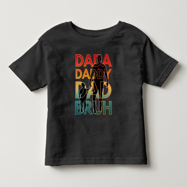 DADA DADDY VATER BRUH KLEINKIND T-SHIRT (Vorderseite)