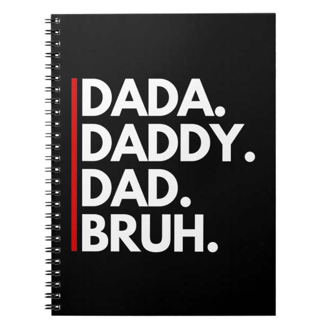 DADA DADDY VATER BRUH NOTIZBLOCK (Vorderseite)