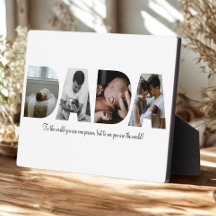 Dada Foto Collage Plaque für den Vater