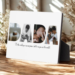 Dada Foto Collage Plaque für den Vater Fotoplatte