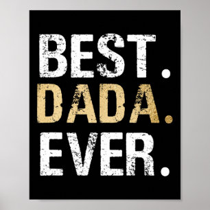 Dada-Geschenk von Enkelin Enkel Bestes Dada Poster