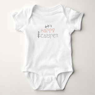dada ist ein glücklicher Camper. Baby Bodyssuits & Strampler