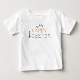 dada ist ein glücklicher Camper. Baby T - Shirt