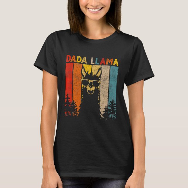 Dada Llama Lover für Männer T-Shirt (Vorderseite)