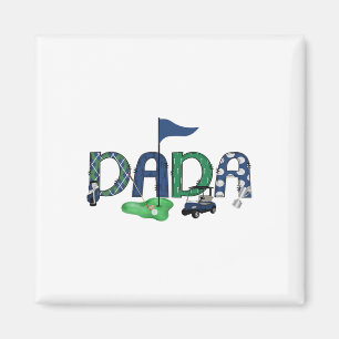Dada of the Birthday Boy Hole in einem Golf Sport Magnet