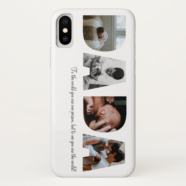 Dada Photo Collage coque iphone pour Fête des père (Dos)