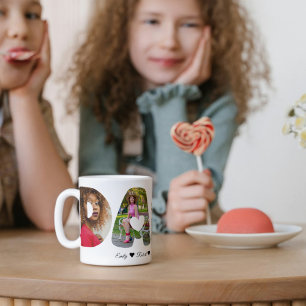 Dada Photo Collage Mug - Cadeau parfait pour papa