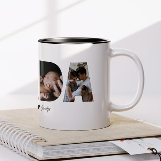 Dada Photo Collage Mug pour la Fête des pères (Créateur téléchargé)