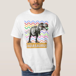 Dada Saurus T-Rex Vater Dinosaur Funny Fathers Gif T-Shirt