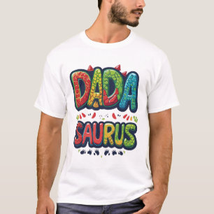 DADA SAURUS T - Shirt - Funny Dinosaur Vater Shirt