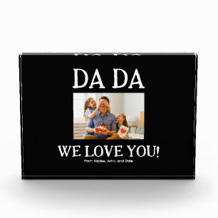 Dada Vathers Day Personalisiert Custom Fotoblock