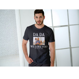 Dada Vathers Day Personalisiert Custom T-Shirt