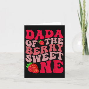 Dada vom Berry ersten Geburtstag der Girl Strawber Karte