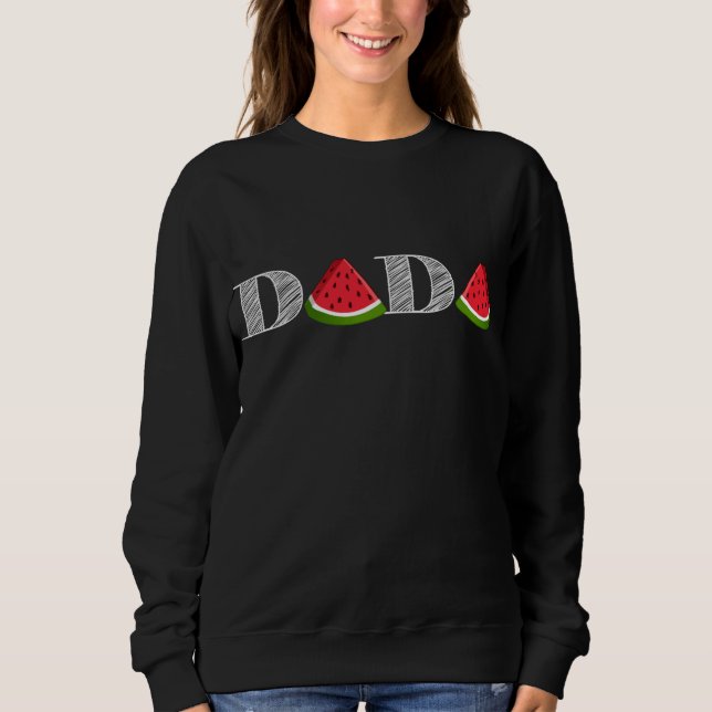 Dada Watermelon Sommerfrüchte Grosser Vater, Fath Sweatshirt (Vorderseite)