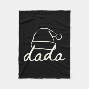 Dada Weihnachtsmann Erste Familie Weihnachten pass Fleecedecke