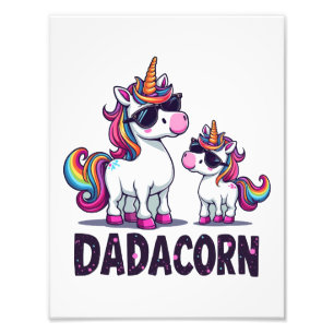 Dadacorn - Das magische Einhorn-Vater Fotodruck