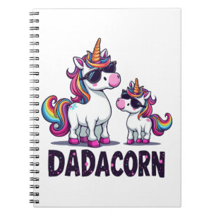 Dadacorn - Der magische Einhorn-Vater Notizblock
