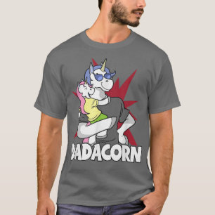 Dadacorn Vater Daddy Unicorn T-Shirt