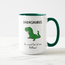Dadasaurus Funny T-Rex Tasse