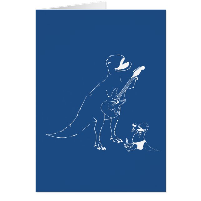 Dadasaurus Rox! Vater-und Baby-Dinosaurier-Felsen (Vorne)