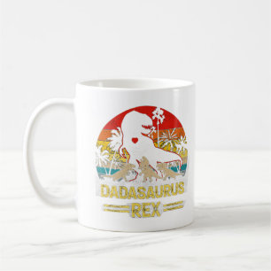 Dadasaurus T Rex Dinosaur Dada Saurus Familie für  Kaffeetasse
