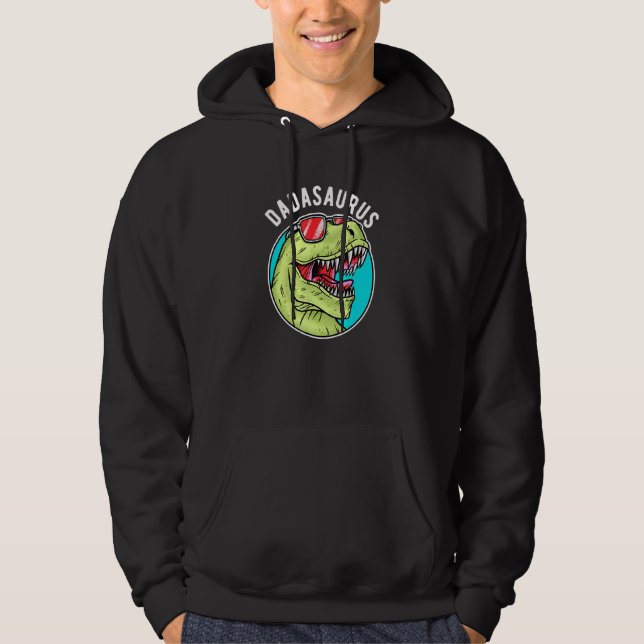 Dadasaurus T Rex Dinosaur Dada Saurus Hoodie (Vorderseite)
