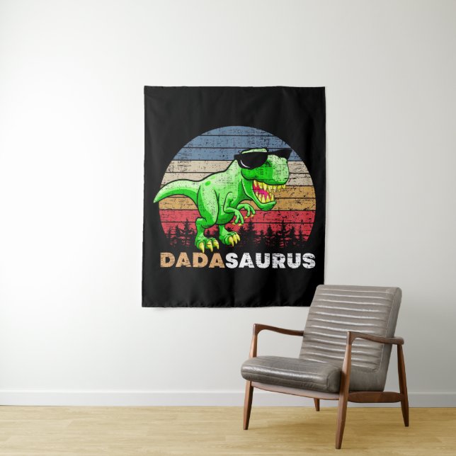 Dadasaurus Wandteppich (Beispiel)