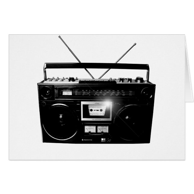 Dadawan Ghettoblaster Boombox 1980 (Vorderseite (Horizontal))