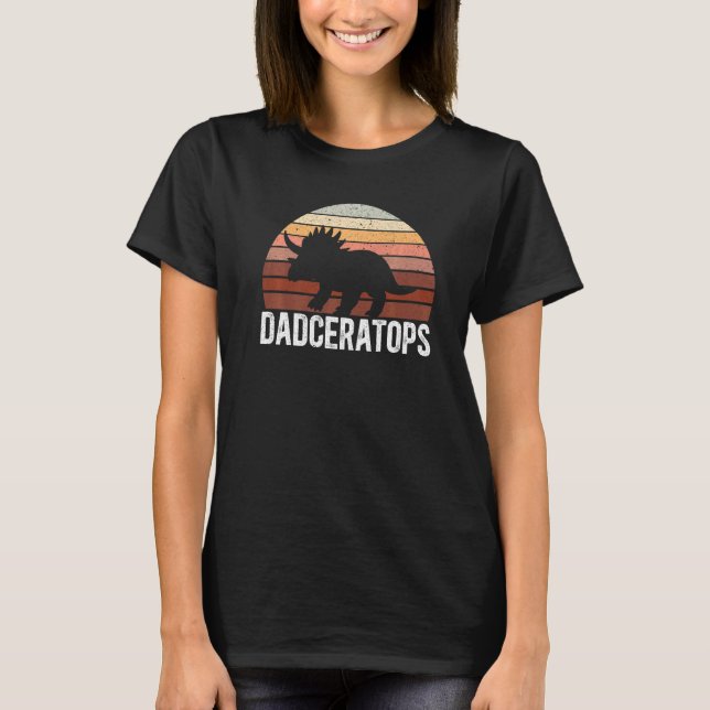 Dadceratops Triceratops Dinosaurier Prähistorische T-Shirt (Vorderseite)