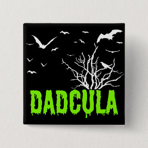 Dadcula Green Dripping Schriftart Flying Bats Butt Button