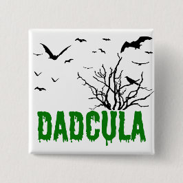 Dadcula Green Dripping Schriftart Flying Bats Button