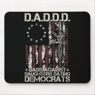 Daddd Väter gegen Töchter, die mit Demokraten ausg Mousepad